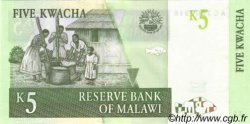 5 Kwacha MALAWI  1997 P.36a q.FDC