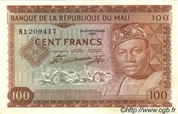 100 Francs MALI  1967 P.07a q.FDC