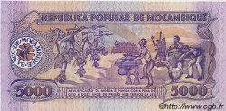 5000 Meticais MOZAMBIQUE  1989 P.133 FDC