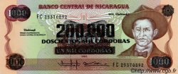 1000 Cordobas NICARAGUA  1990 P.162 FDC