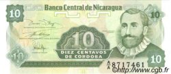10 Centavos De Cordoba NICARAGUA  1991 P.169 FDC