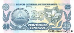 25 Centavos De Cordoba NICARAGUA  1991 P.170 FDC