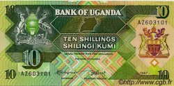 10 Shillings UGANDA  1987 P.28 UNC