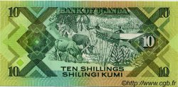 10 Shillings UGANDA  1987 P.28 FDC