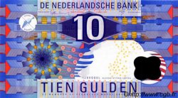 10 Gulden NETHERLANDS  1997 P.099 UNC