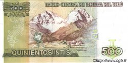 500 Intis PERú  1987 P.134b FDC