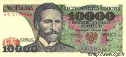10000 Zlotych POLAND  1988 P.151b UNC