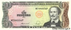 1 Peso Oro RÉPUBLIQUE DOMINICAINE  1988 P.126c UNC