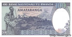 100 Francs RWANDA  1989 P.19 UNC