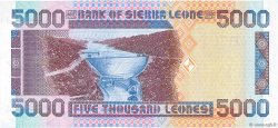 5000 Leones SIERRA LEONE  2002 P.28 UNC-