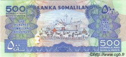 500 Schillings SOMALILAND  1996 P.06b FDC