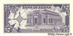 25 Piastres SUDAN  1987 P.37 q.FDC