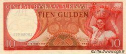 10 Gulden SURINAM  1963 P.121 ST