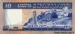 10 Emalangeni SWASILAND  1985 P.10c ST