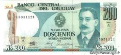 200 Nuevos Pesos URUGUAY  1986 P.066 UNC