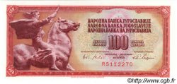 100 Dinara JUGOSLAWIEN  1965 P.080b