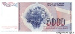 5000 Dinara YUGOSLAVIA  1985 P.093a UNC