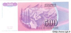 500 Dinara YUGOSLAVIA  1992 P.113 FDC