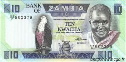 10 Kwacha ZAMBIA  1986 P.26e UNC