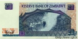 20 Dollars ZIMBABWE  1997 P.07 UNC
