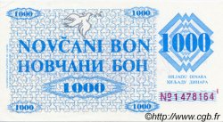 1000 Dinara BOSNIA HERZEGOVINA Zenica 1992 P.008g UNC-