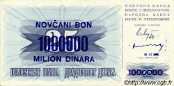 1000000 Dinara Faux BOSNIA HERZEGOVINA  1993 P.035b XF