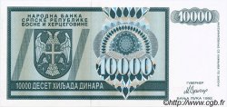 10000 Dinara Spécimen BOSNIEN-HERZEGOWINA  1992 P.139s ST