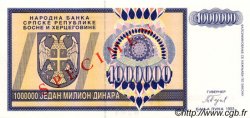 1000000 Dinara Spécimen BOSNIEN-HERZEGOWINA  1993 P.142s ST