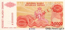 50000 Dinara Spécimen BOSNIA E ERZEGOVINA  1993 P.150s q.FDC