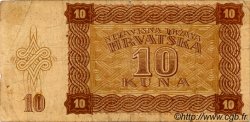 10 Kuna CROATIA  1941 P.05b F