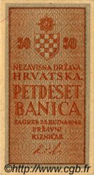50 Banica CROATIA  1942 P.06 AU