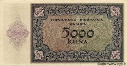 5000 Kuna CROACIA  1943 P.14 FDC