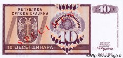 10 Dinara Spécimen CROATIA  1992 P.R01s UNC