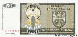 50 Dinara KROATIEN  1992 P.R02a ST