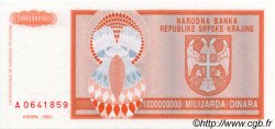 1000000000 Dinara CROACIA  1993 P.R17a FDC