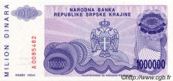 1000000 Dinara CROATIE  1994 P.R33a NEUF