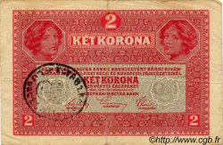 2 Kronen CROATIA  1917 P.-- F+