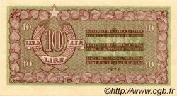 10 Lire YUGOSLAVIA Fiume 1945 P.R03 SC+