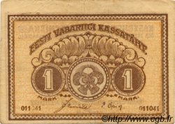 1 Mark ESTONIA  1919 P.43a MB