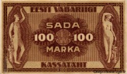 100 Marka ESTONIE  1919 P.48c pr.TB