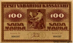100 Marka ESTLAND  1919 P.48c fVZ