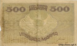 500 Marka ESTONIA  1920 P.49a F-