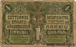 1 Rublis LETTLAND  1919 P.02a GE