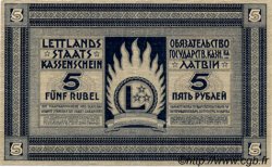 5 Rubli LATVIA  1919 P.03f VF+