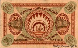 10 Rubli LATVIA  1919 P.04f VF