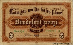 25 Rubli LETONIA  1919 P.05e BC+