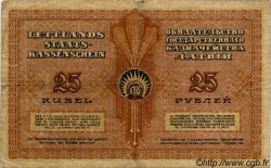 25 Rubli LATVIA  1919 P.05e F+