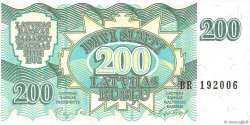 200 Rublu LETTONIA  1992 P.41 FDC