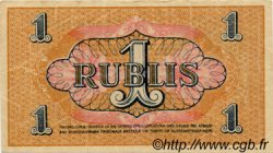 1 Rublis LETTLAND Riga 1919 P.R1 SS