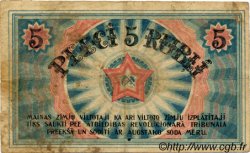 5 Rubli LETTONIA Riga 1919 P.R3a MB